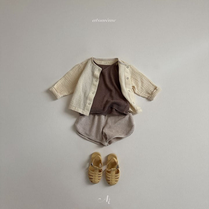 Atomeme - Korean Baby Fashion - #babygirlfashion - Holic Waffle Pants - 10