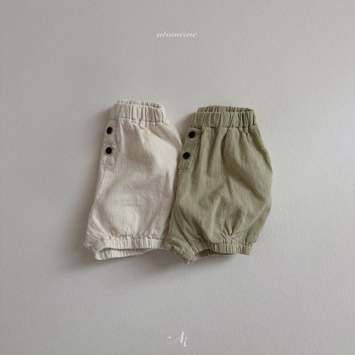 Atomeme - Korean Baby Fashion - #babygirlfashion - Two Button Shorts - 7