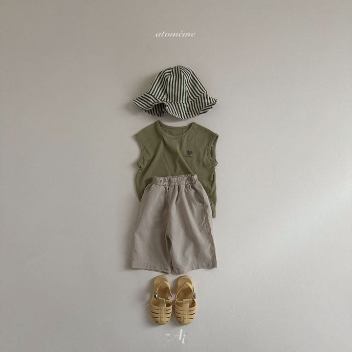 Atomeme - Korean Baby Fashion - #babyoninstagram - Love Love Sleeveless Tee - 10