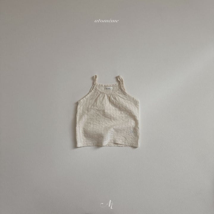 Atomeme - Korean Baby Fashion - #babylifestyle - Roen Shirring Sleeveless Tee - 4