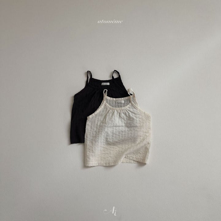 Atomeme - Korean Baby Fashion - #babyoutfit - Roen Shirring Sleeveless Tee - 6