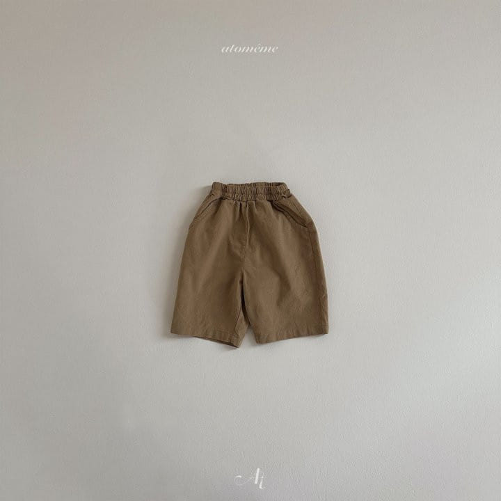 Atomeme - Korean Baby Fashion - #babyoutfit - Lemon Cropped Shorts - 4