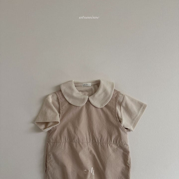Atomeme - Korean Baby Fashion - #smilingbaby - Curve Terry Short Sleeve Tee - 8