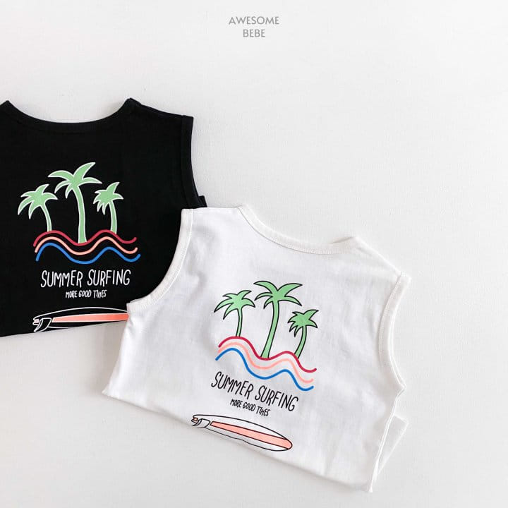 Awesome Bebe - Korean Children Fashion - #Kfashion4kids - Summer Surfing Sleeveless Tee - 8