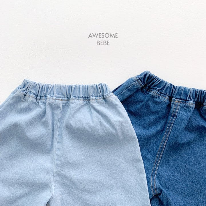 Awesome Bebe - Korean Children Fashion - #childofig - Pocket Denim Shorts - 11