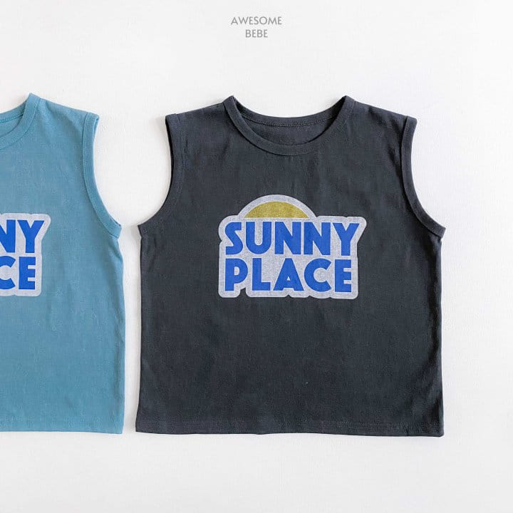 Awesome Bebe - Korean Children Fashion - #designkidswear - Pig Sunny Sleeveless Tee - 3