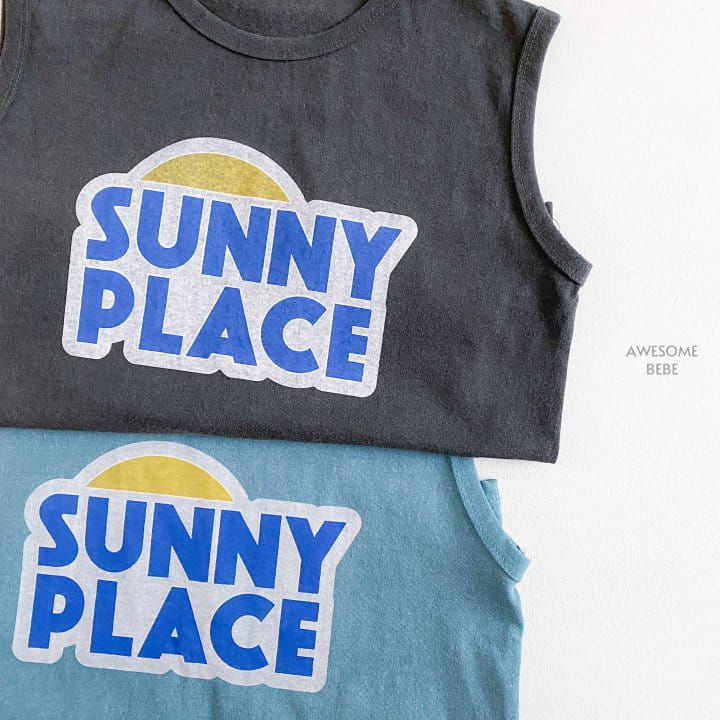 Awesome Bebe - Korean Children Fashion - #designkidswear - Pig Sunny Sleeveless Tee - 4