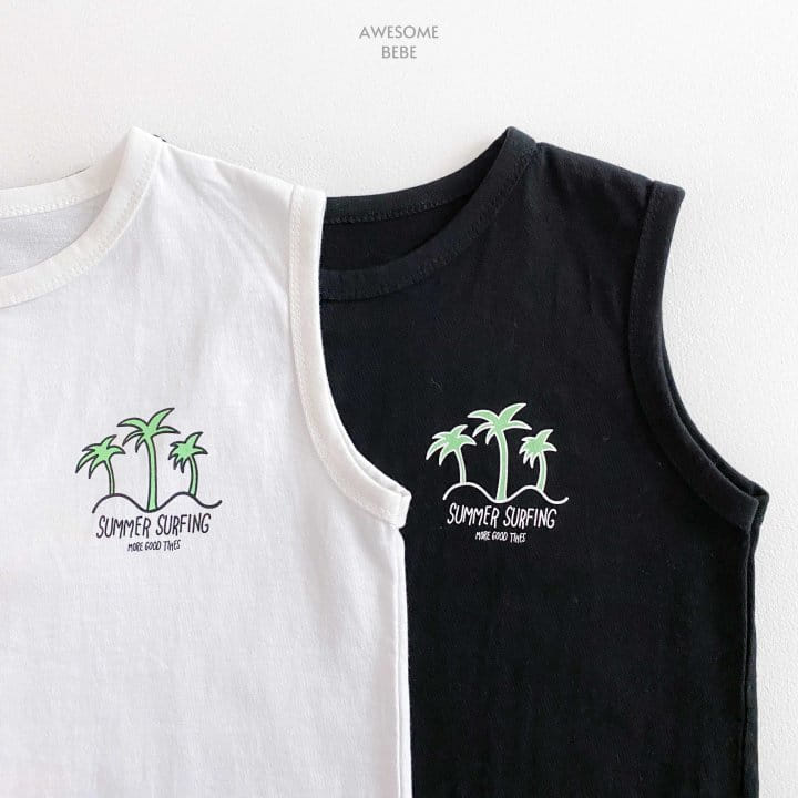 Awesome Bebe - Korean Children Fashion - #discoveringself - Summer Surfing Sleeveless Tee - 4