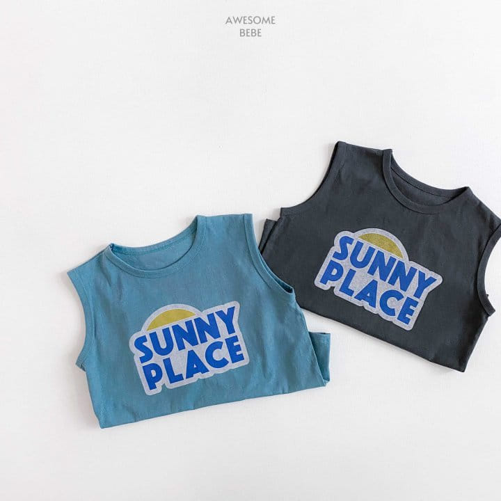 Awesome Bebe - Korean Children Fashion - #kidzfashiontrend - Pig Sunny Sleeveless Tee - 8