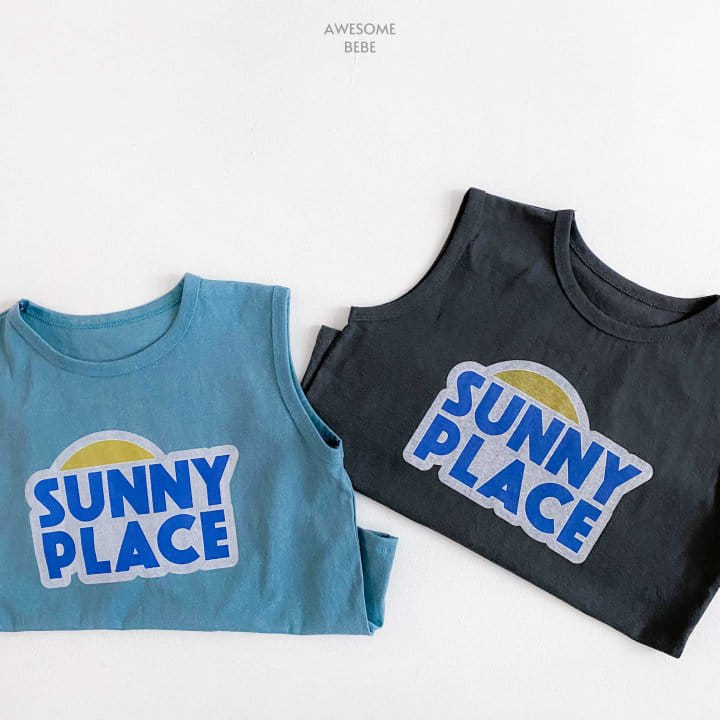 Awesome Bebe - Korean Children Fashion - #littlefashionista - Pig Sunny Sleeveless Tee - 10