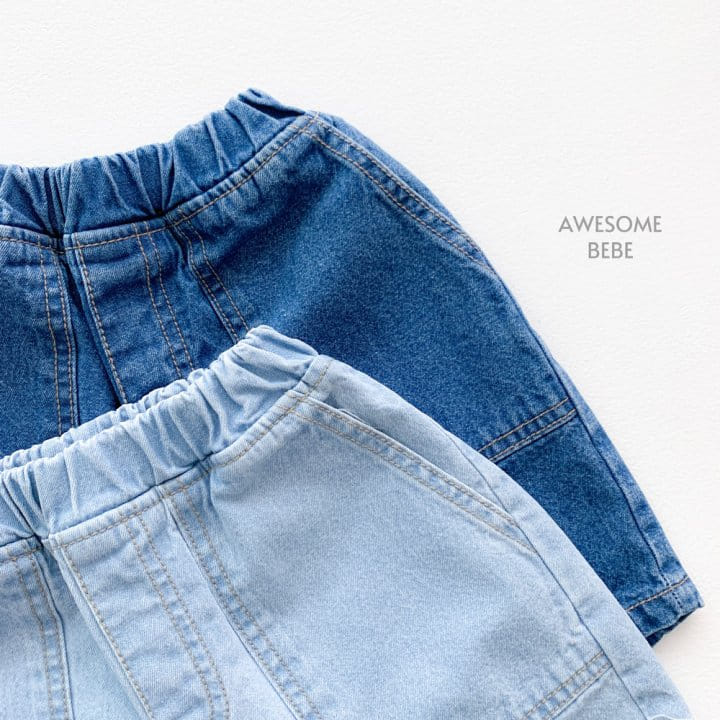 Awesome Bebe - Korean Children Fashion - #magicofchildhood - Pocket Denim Shorts - 8