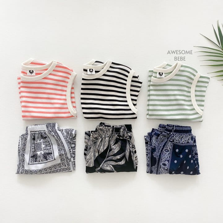 Awesome Bebe - Korean Children Fashion - #prettylittlegirls - ST Waffle Sleeveless Tee - 11