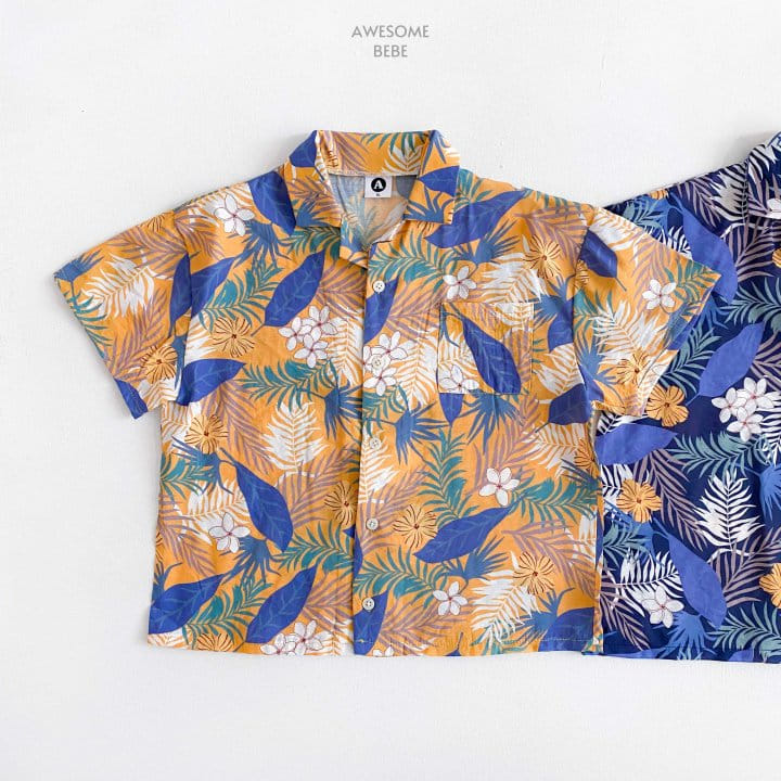Awesome Bebe - Korean Children Fashion - #toddlerclothing - Hawaiian Shirt - 2