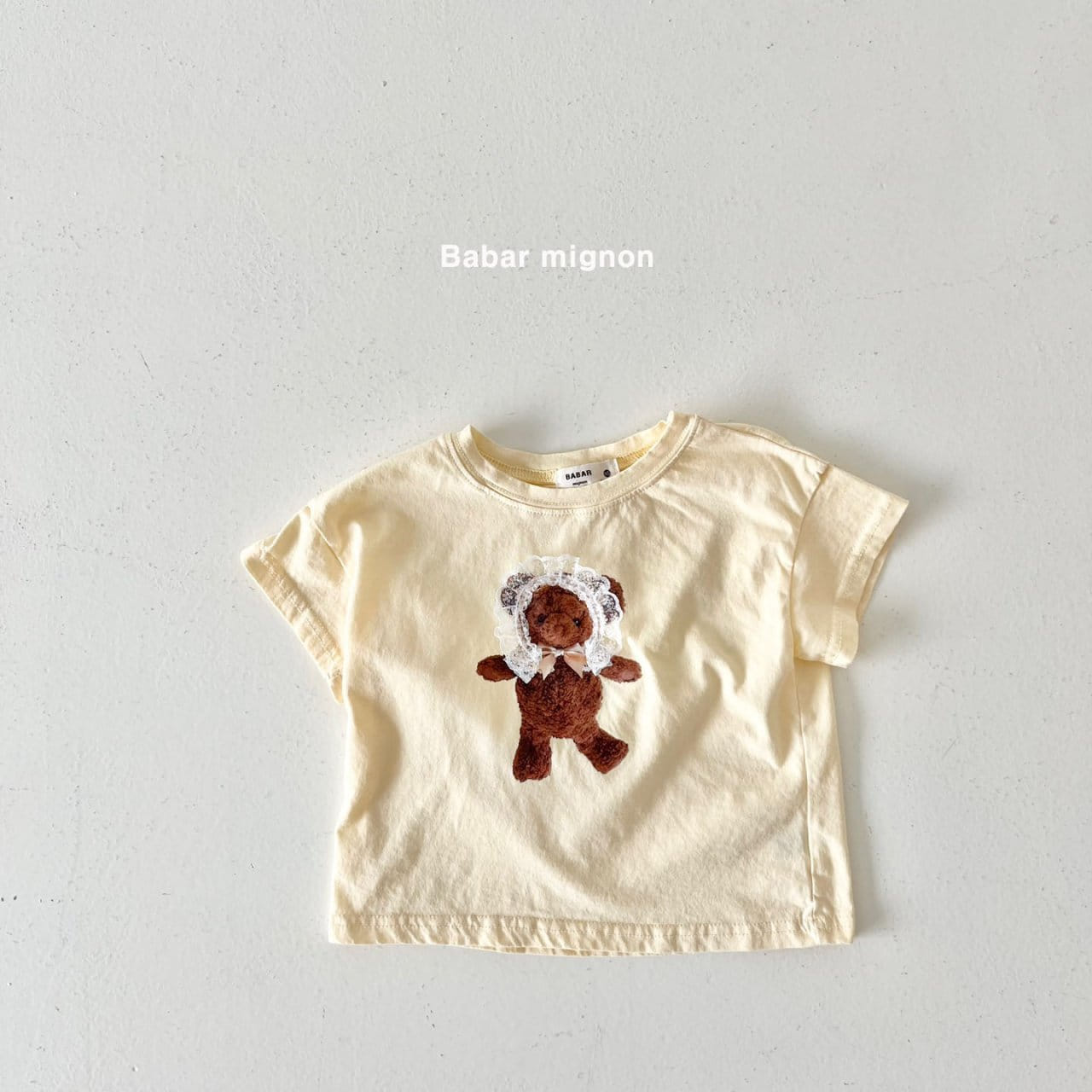 Babar Mignon - Korean Children Fashion - #childofig - Doll Bear Tee - 6