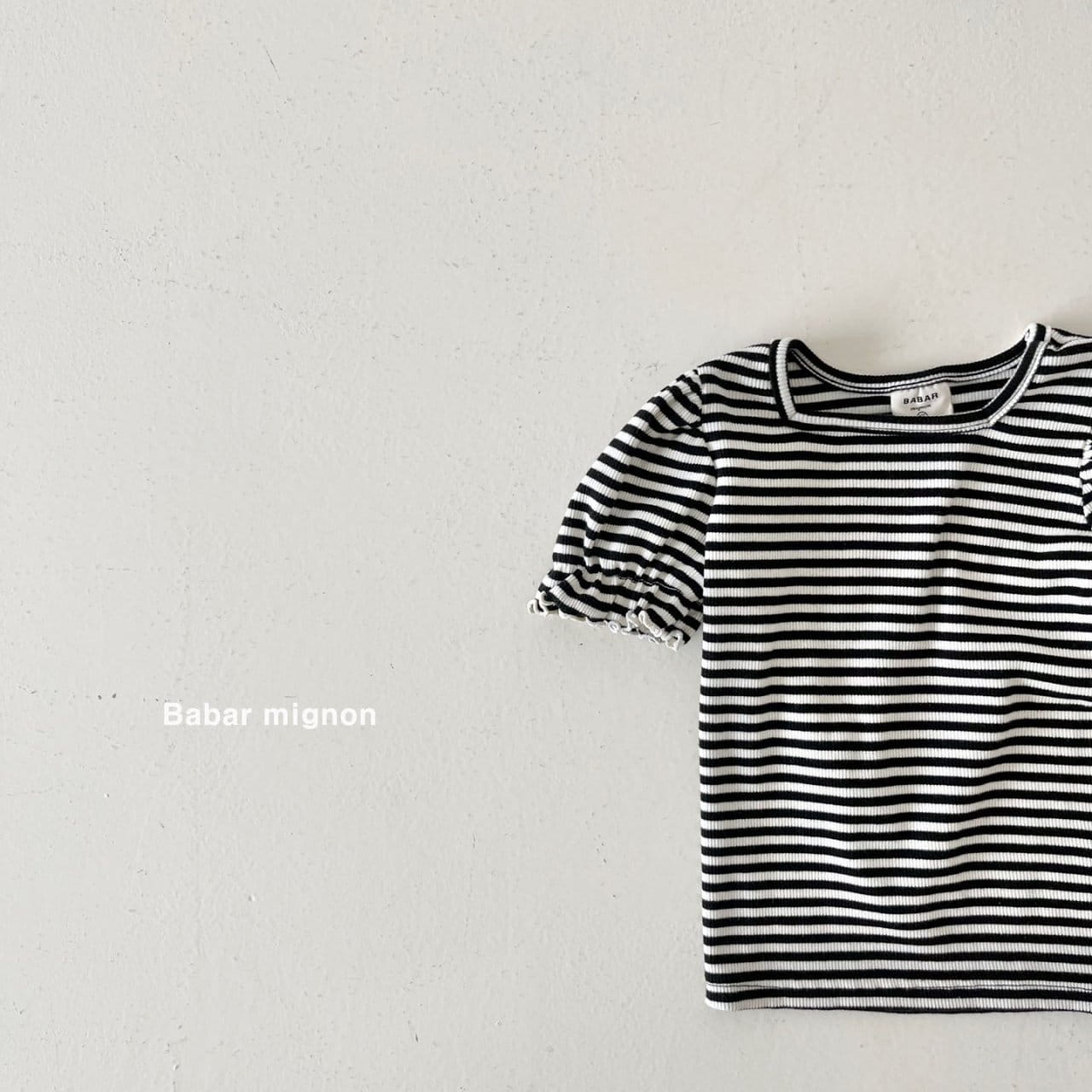 Babar Mignon - Korean Children Fashion - #childofig - Puff Rib Tee - 11