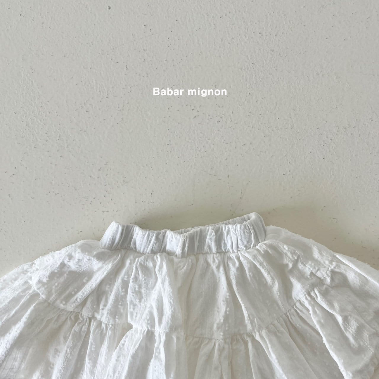 Babar Mignon - Korean Children Fashion - #childofig - Eyelet Kan kan Skirt - 9