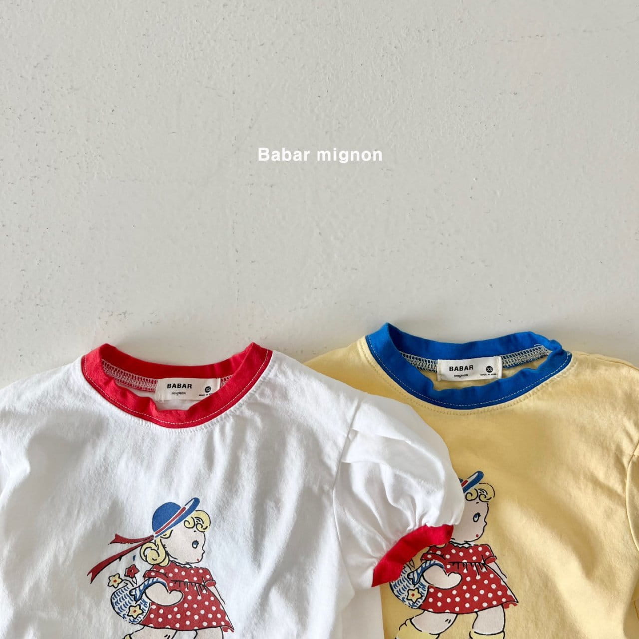 Babar Mignon - Korean Children Fashion - #childrensboutique - Girl Puff Tee - 4