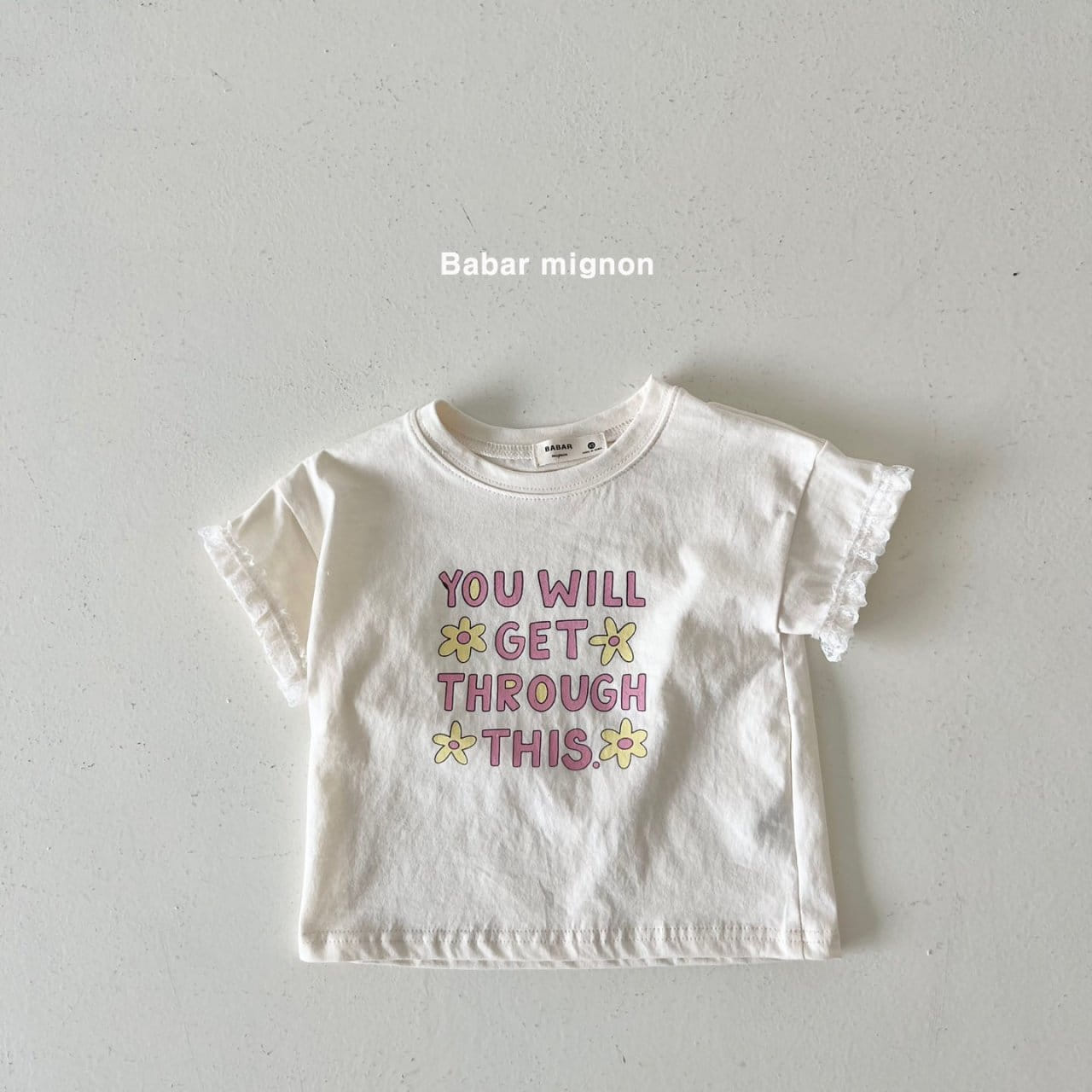 Babar Mignon - Korean Children Fashion - #designkidswear - You Will Lace Tee - 10