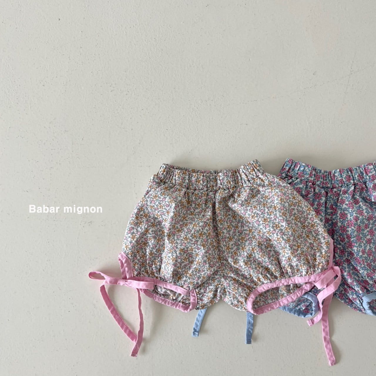 Babar Mignon - Korean Children Fashion - #discoveringself - Pumpkin Ribbon Shrots - 3