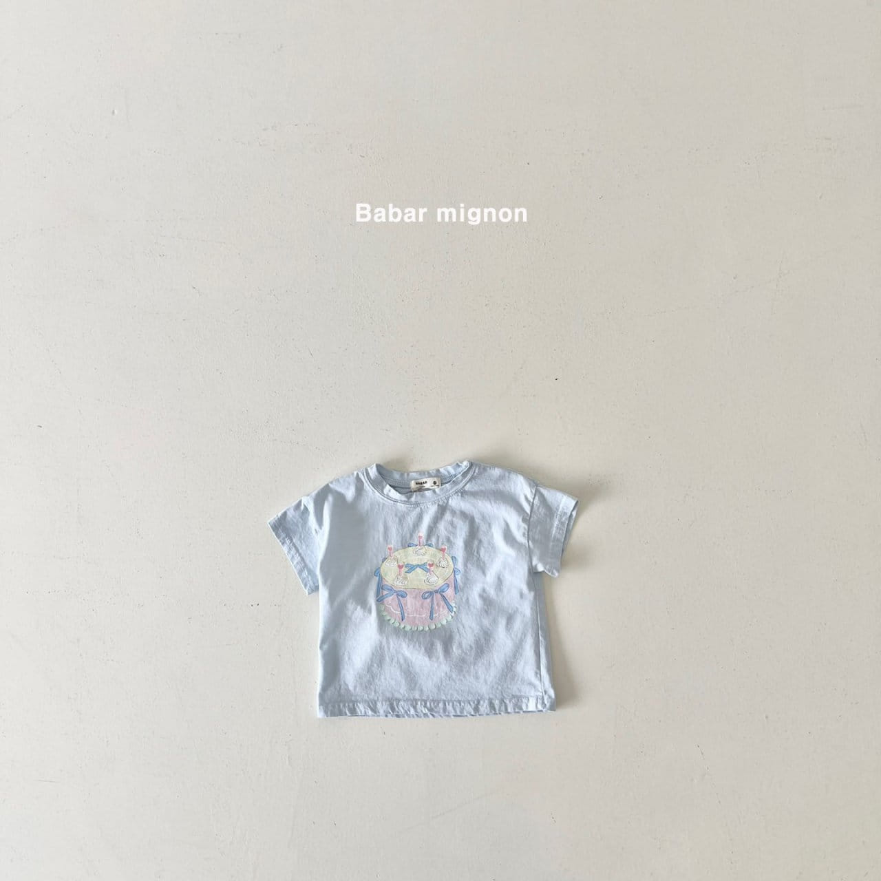 Babar Mignon - Korean Children Fashion - #fashionkids - Cake Ribbon Tee - 9