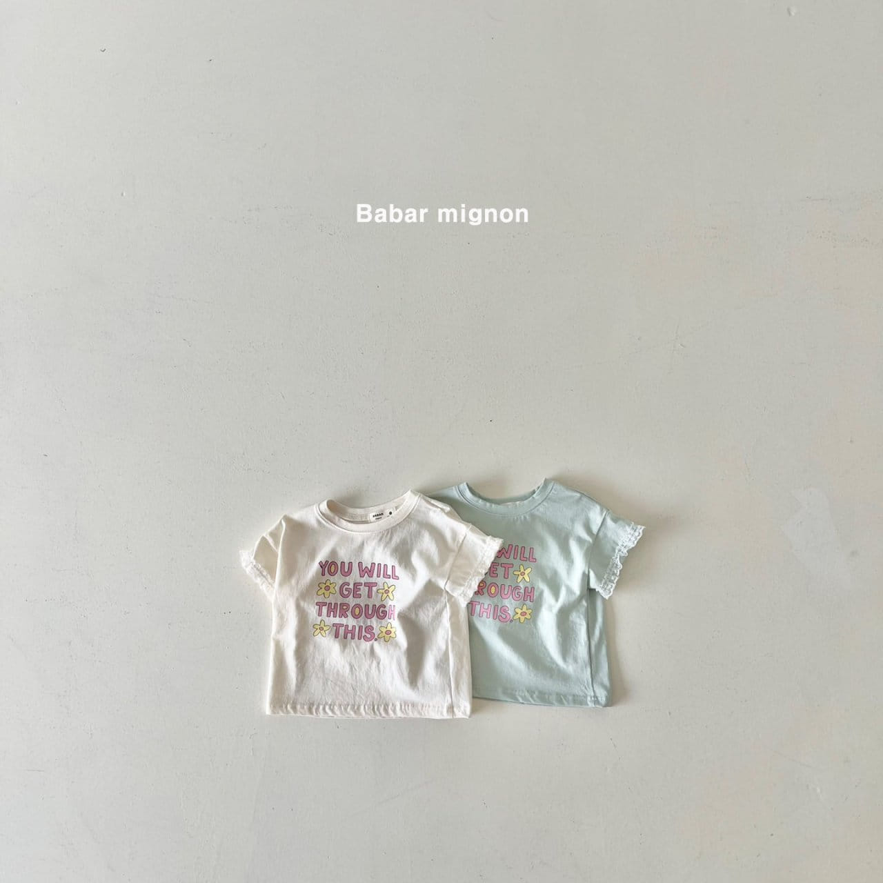 Babar Mignon - Korean Children Fashion - #littlefashionista - You Will Lace Tee