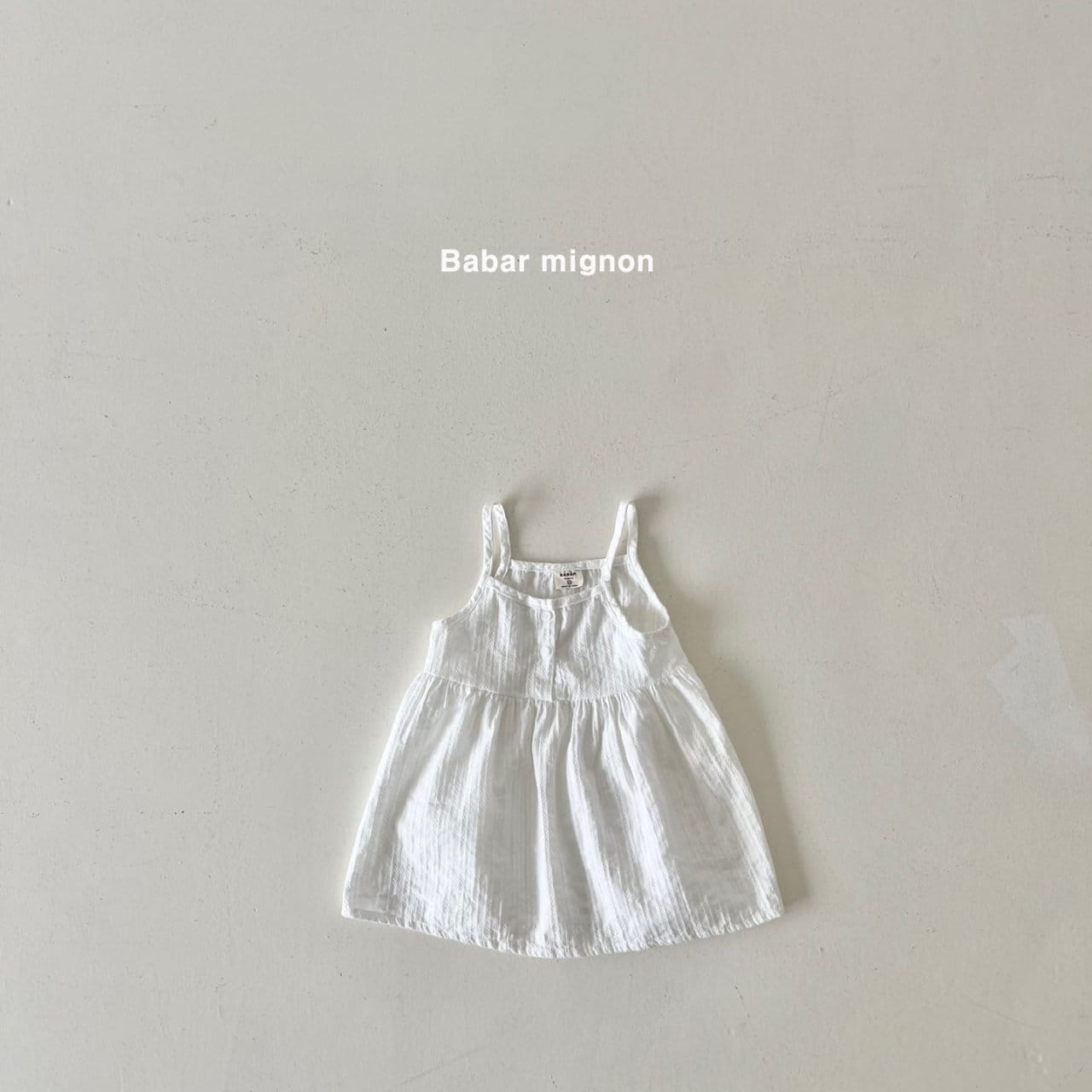 Babar Mignon - Korean Children Fashion - #magicofchildhood - Baba String Sleeveless One-Piece