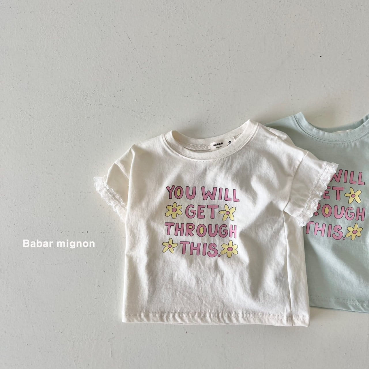 Babar Mignon - Korean Children Fashion - #minifashionista - You Will Lace Tee - 3