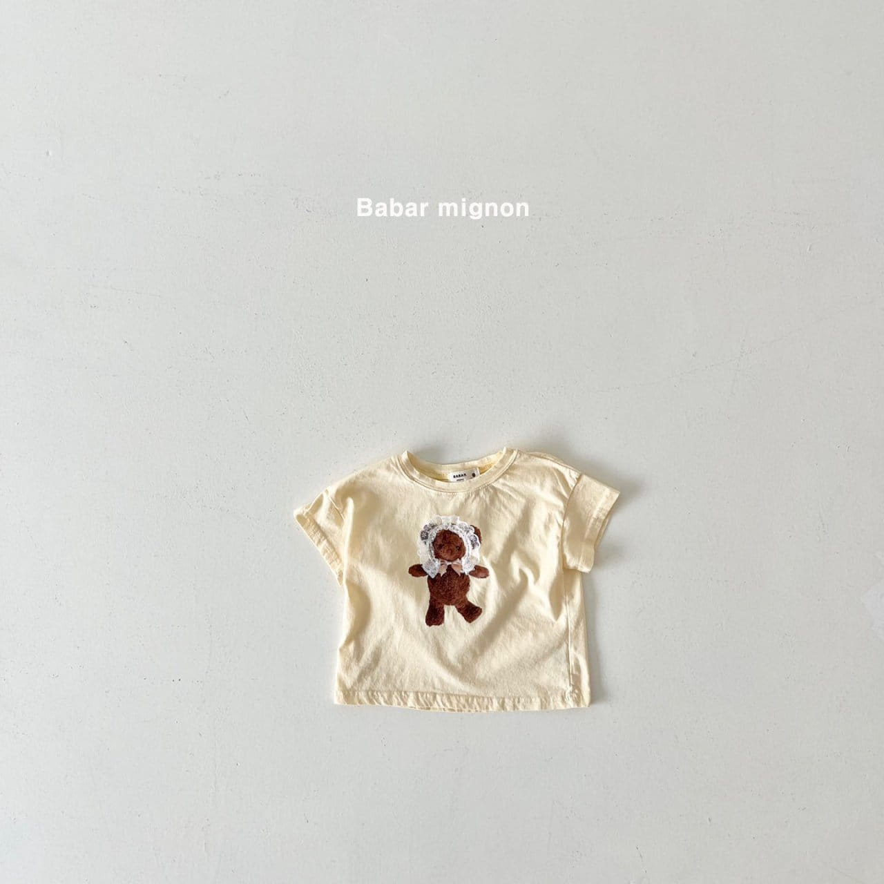 Babar Mignon - Korean Children Fashion - #prettylittlegirls - Doll Bear Tee - 5