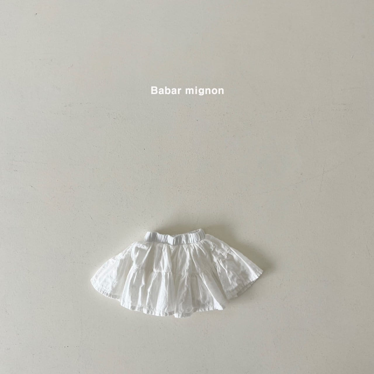 Babar Mignon - Korean Children Fashion - #prettylittlegirls - Eyelet Kan kan Skirt - 5