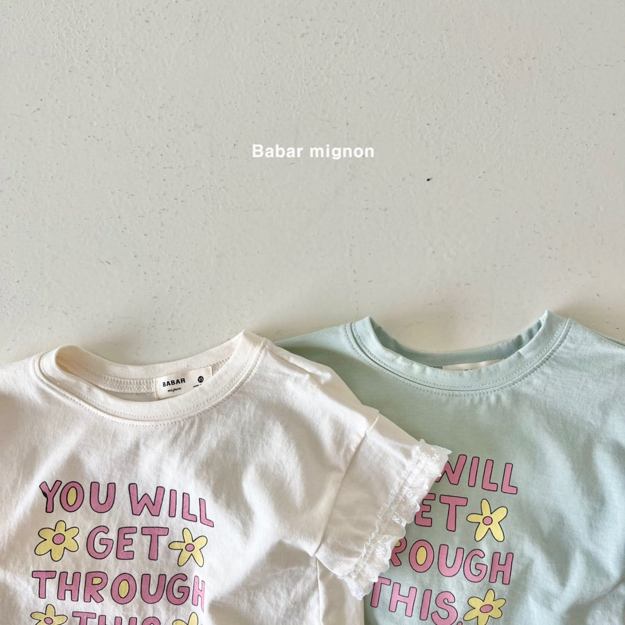 Babar Mignon - Korean Children Fashion - #minifashionista - You Will Lace Tee - 4