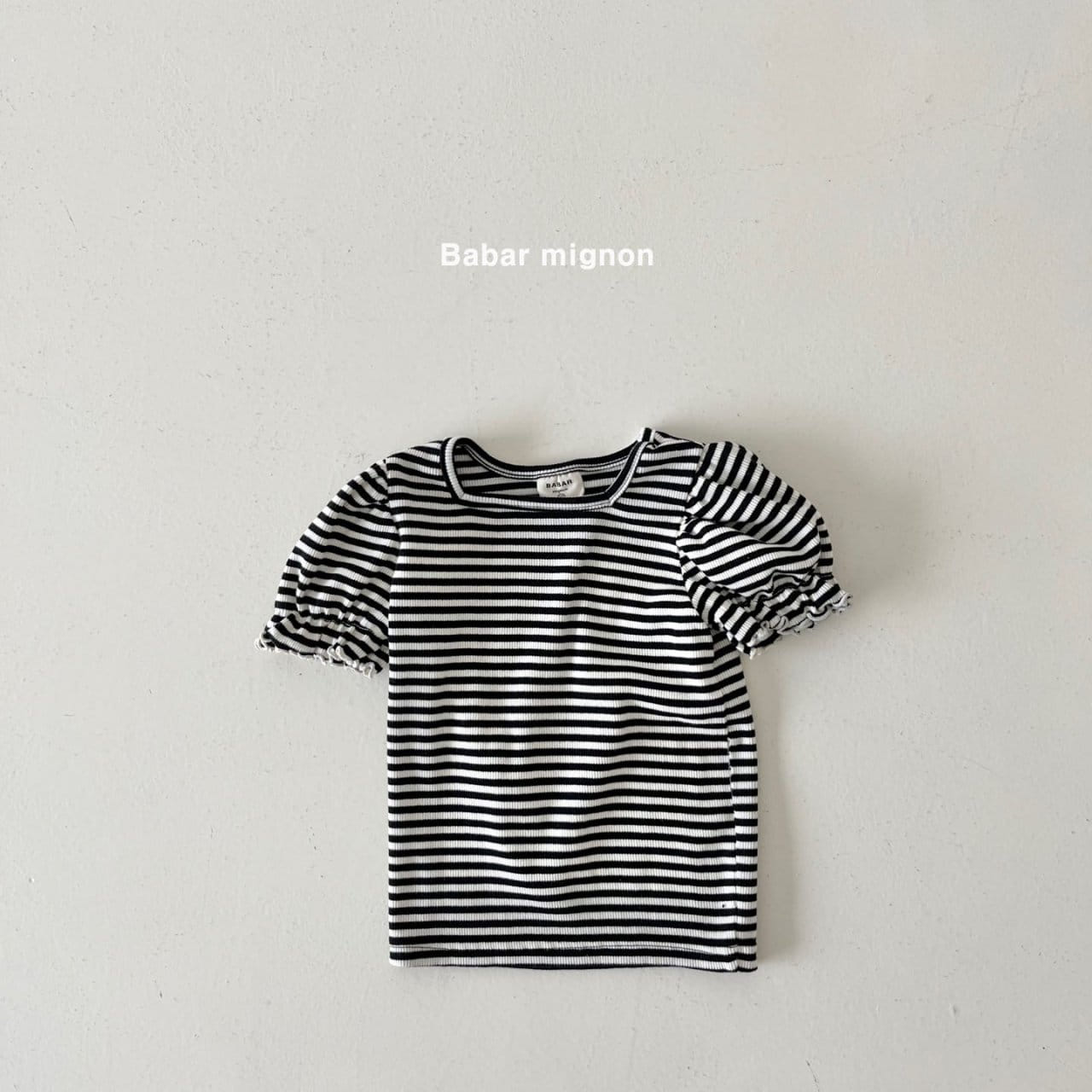 Babar Mignon - Korean Children Fashion - #stylishchildhood - Puff Rib Tee - 10