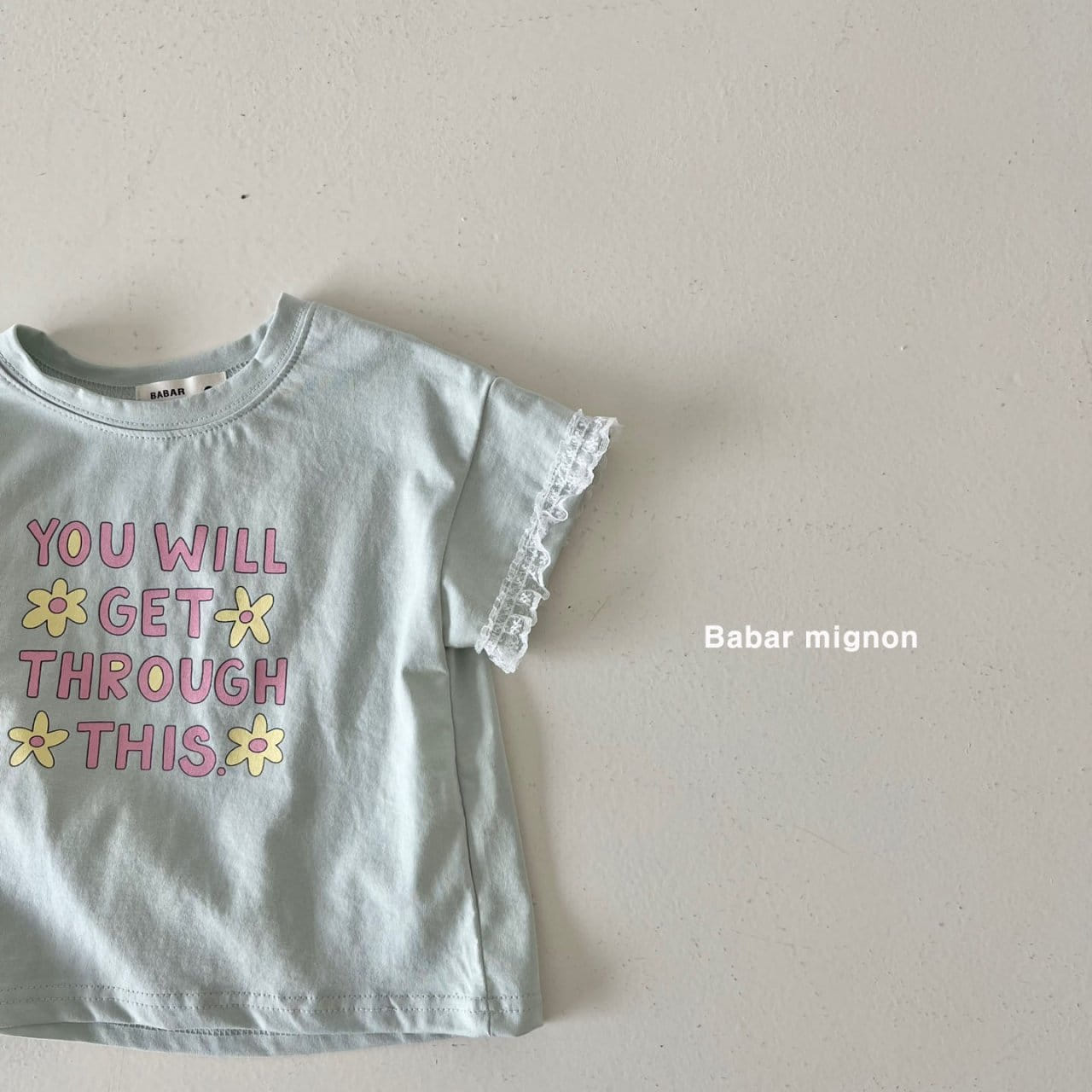 Babar Mignon - Korean Children Fashion - #stylishchildhood - You Will Lace Tee - 7