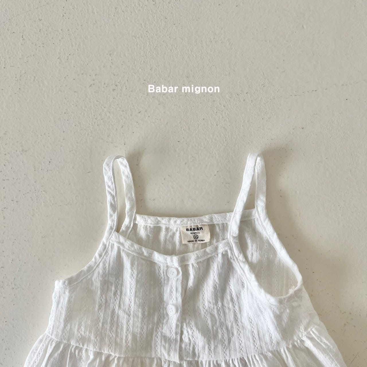 Babar Mignon - Korean Children Fashion - #prettylittlegirls - Baba String Sleeveless One-Piece - 4