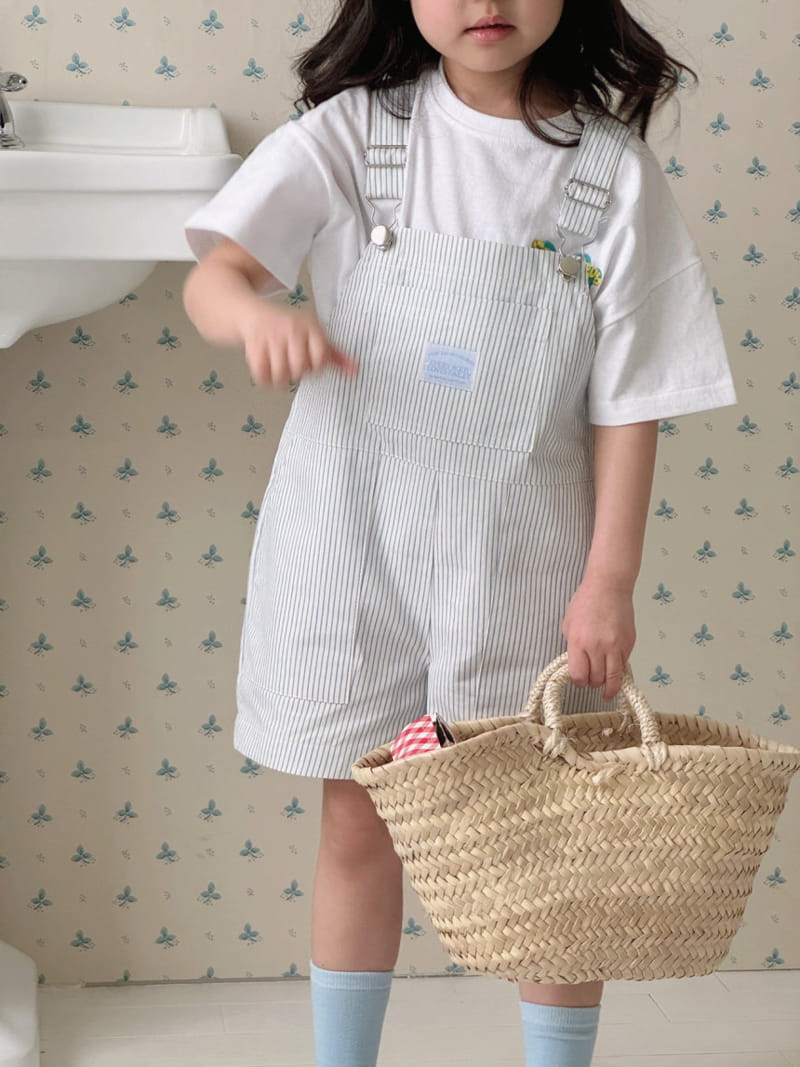 Bailey - Korean Children Fashion - #Kfashion4kids - Summer Pocket Dungarees Pants - 5