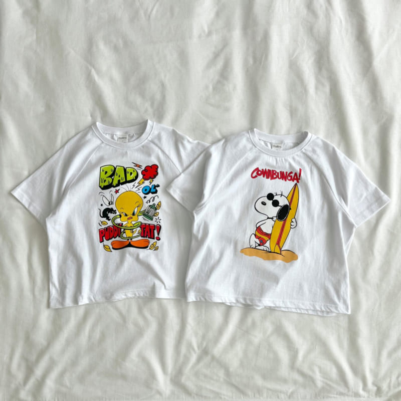 Bailey - Korean Children Fashion - #discoveringself - Raglen Cartoon Tee - 5