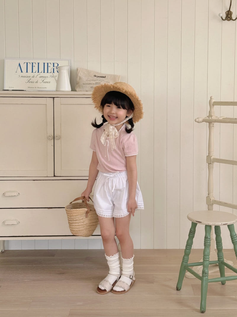Bailey - Korean Children Fashion - #kidsshorts - Lace Short Pants - 10