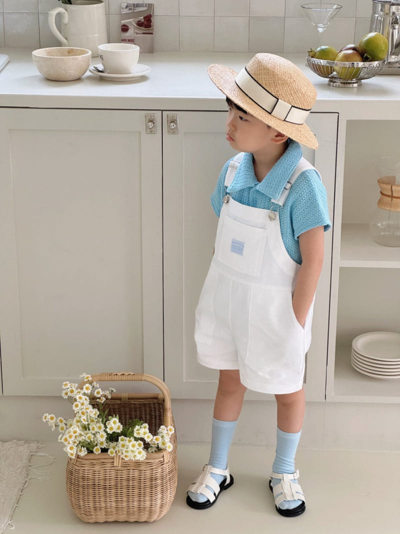 Bailey - Korean Children Fashion - #prettylittlegirls - Summer Pocket Dungarees Pants - 9