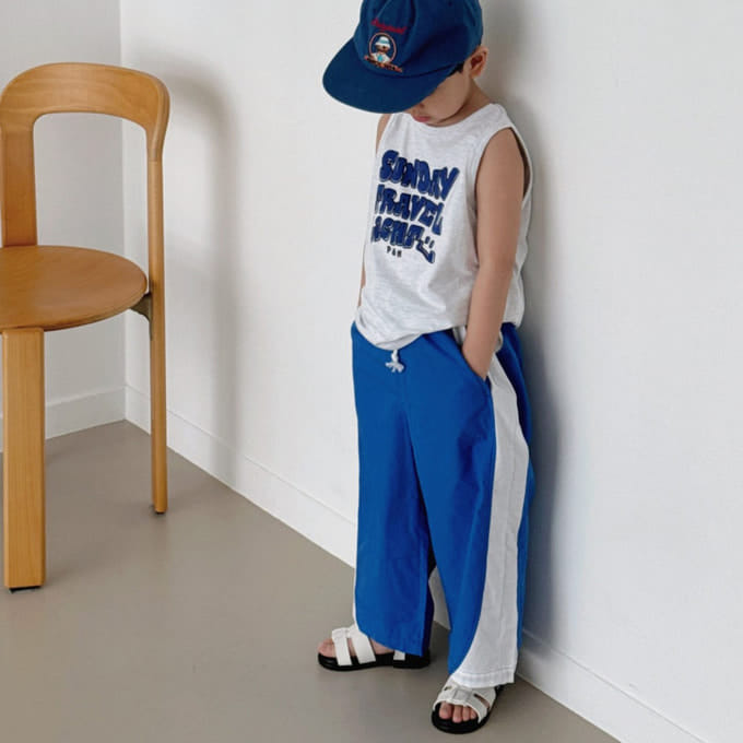 Bailey - Korean Children Fashion - #stylishchildhood - Color Line Pants