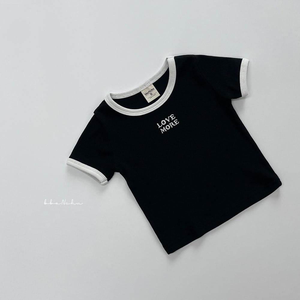 Bbonchu - Korean Children Fashion - #kidzfashiontrend - Love More Tee - 4