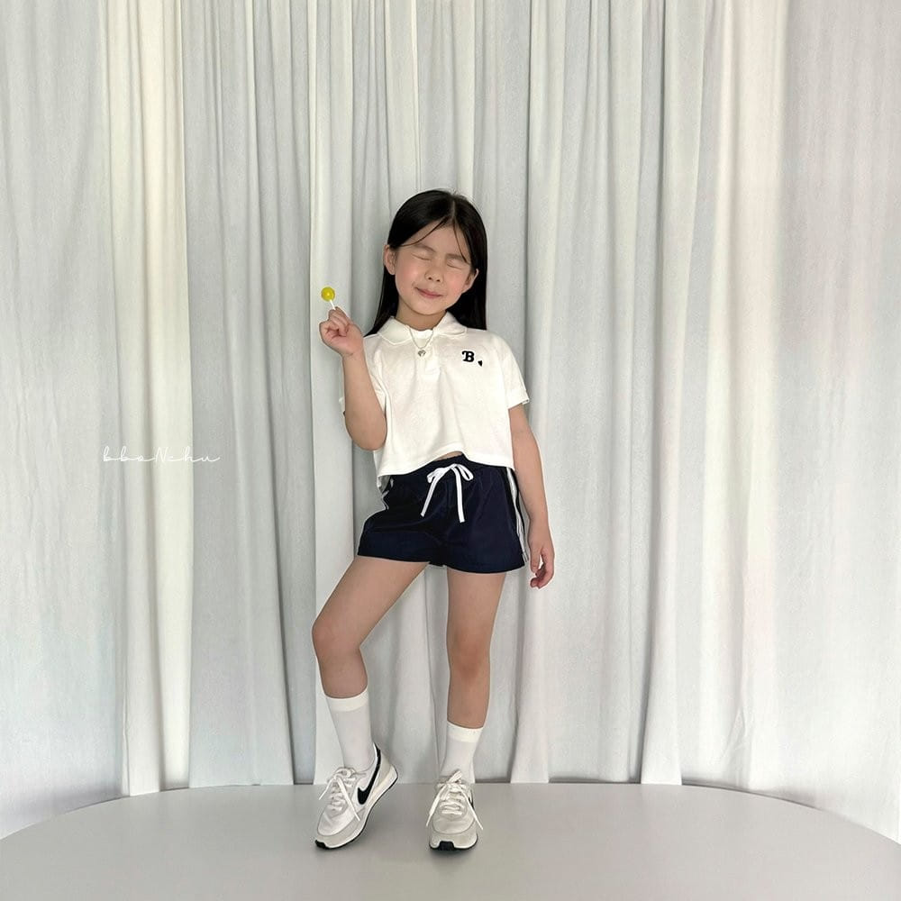 Bbonchu - Korean Children Fashion - #childofig - B Collar Tee - 11