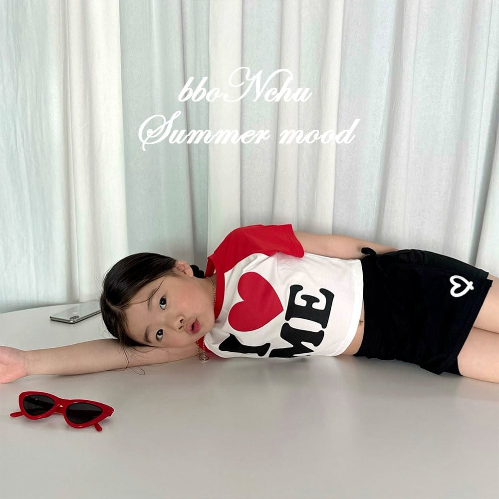 Bbonchu - Korean Children Fashion - #childofig - I Love Me Raglan Tee - 9