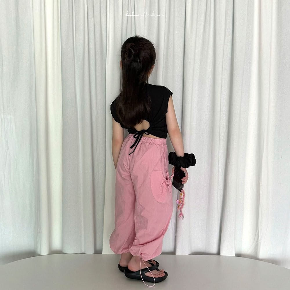 Bbonchu - Korean Children Fashion - #childrensboutique - String Gunbbang Pants - 10