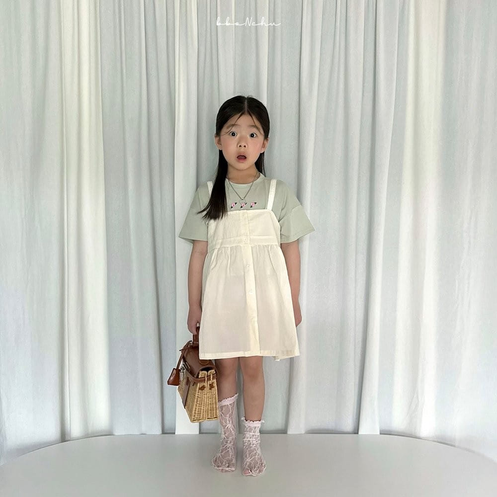 Bbonchu - Korean Children Fashion - #childofig - Watercolor One-Piece - 4