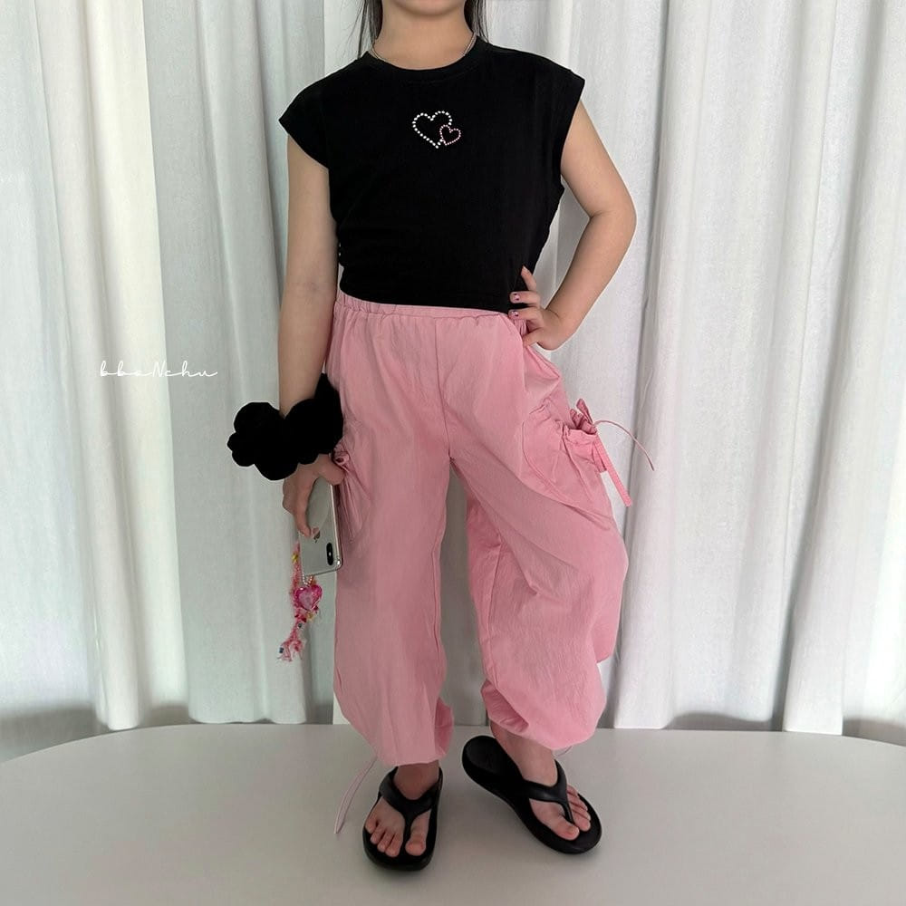 Bbonchu - Korean Children Fashion - #designkidswear - String Gunbbang Pants - 11