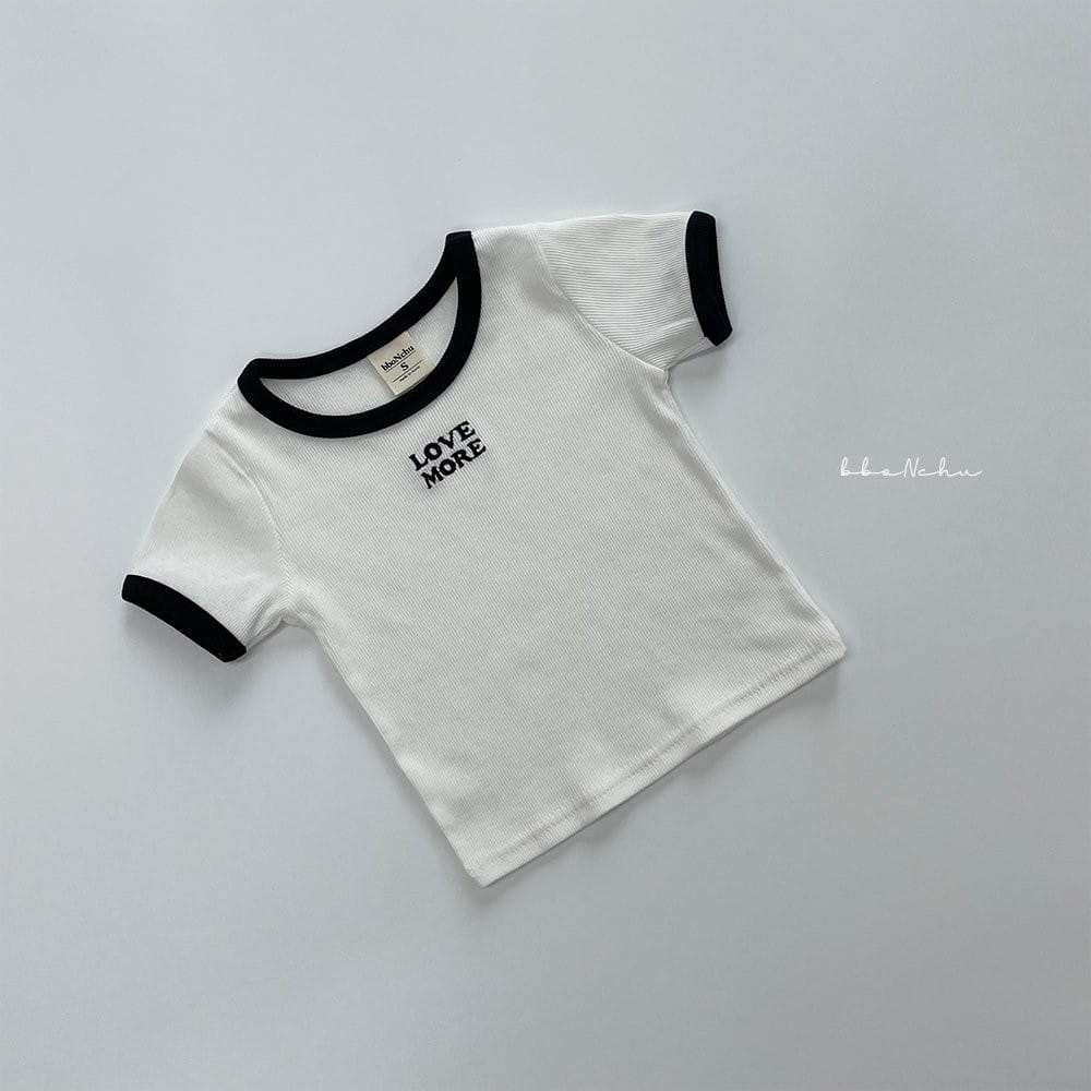 Bbonchu - Korean Children Fashion - #littlefashionista - Love More Tee - 5