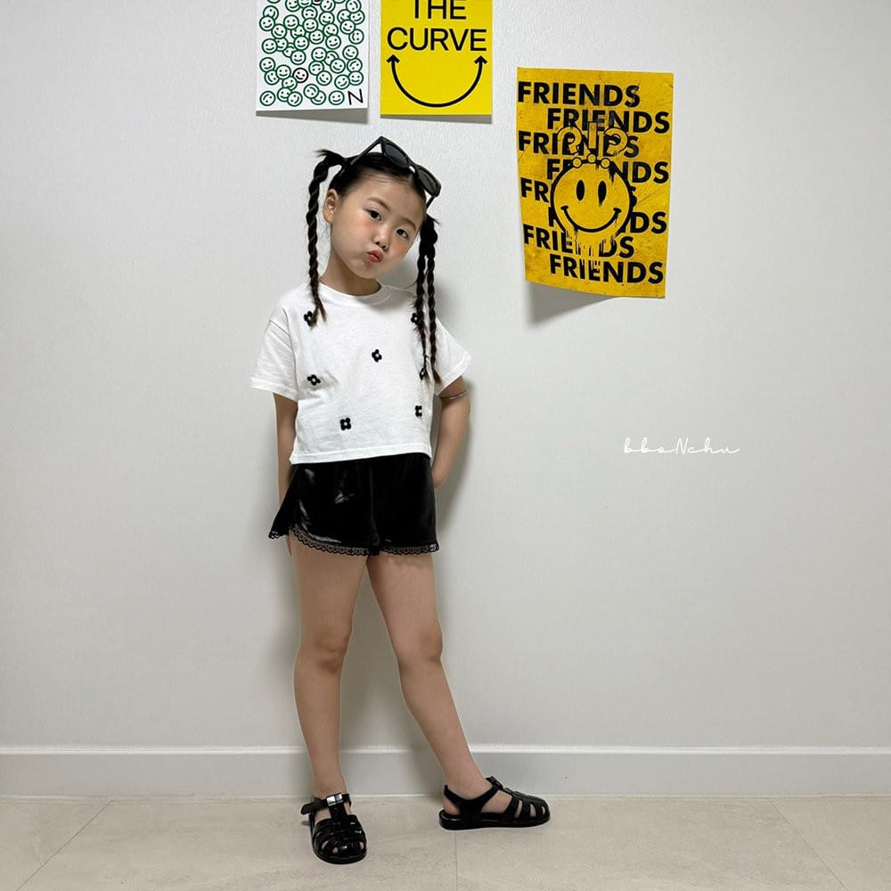 Bbonchu - Korean Children Fashion - #magicofchildhood - Pearl Flower Tee - 3