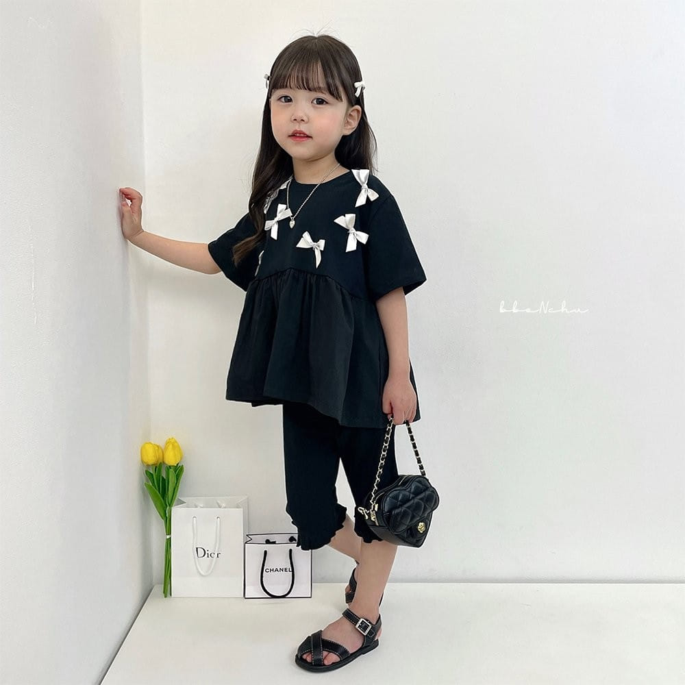 Bbonchu - Korean Children Fashion - #minifashionista - Frill Biker Pants - 3
