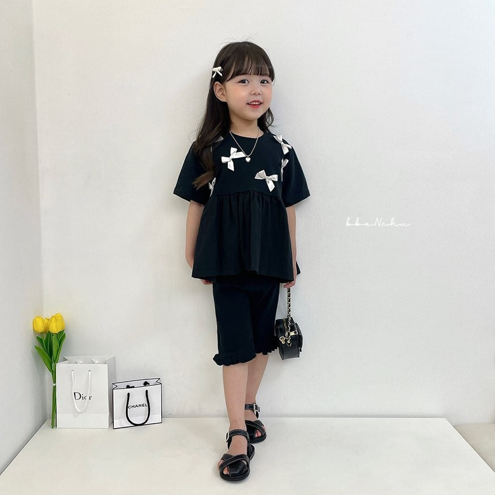 Bbonchu - Korean Children Fashion - #toddlerclothing - Frill Biker Pants - 6