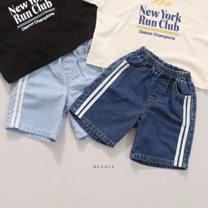 Beagle - Korean Children Fashion - #Kfashion4kids - Summer Cool Denim Shorts - 8