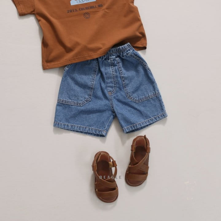 Beagle - Korean Children Fashion - #Kfashion4kids - Cool Denim Shorts - 7
